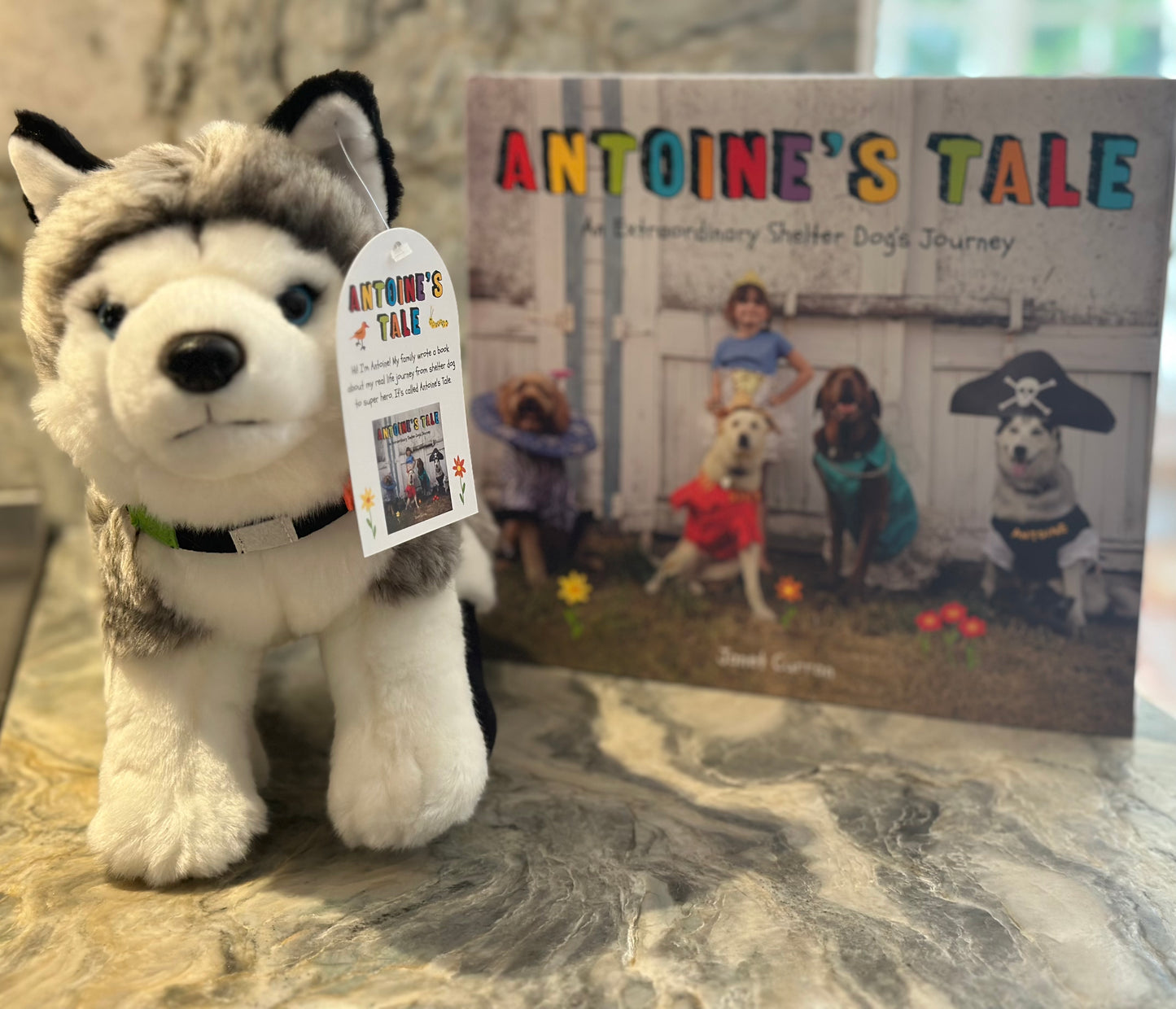 Antoine's Tale Plush Animal Toy + Book